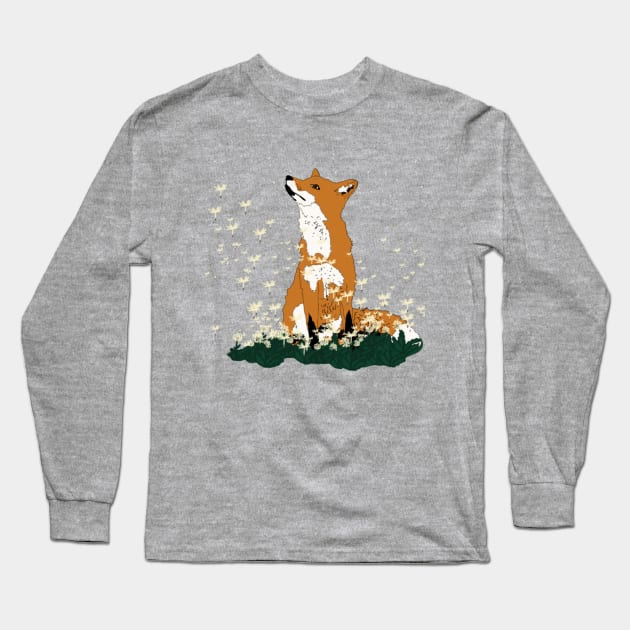 fox Long Sleeve T-Shirt by TheRambler